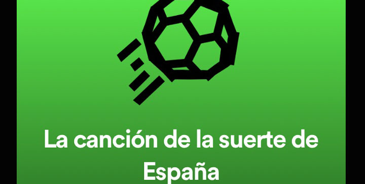 Spotify elige la "canción de la suerte" de España para apoyar a la Roja