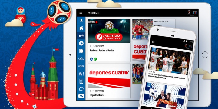 Mediaset Sport, la aplicación que permite ver la selección española en el Mundial