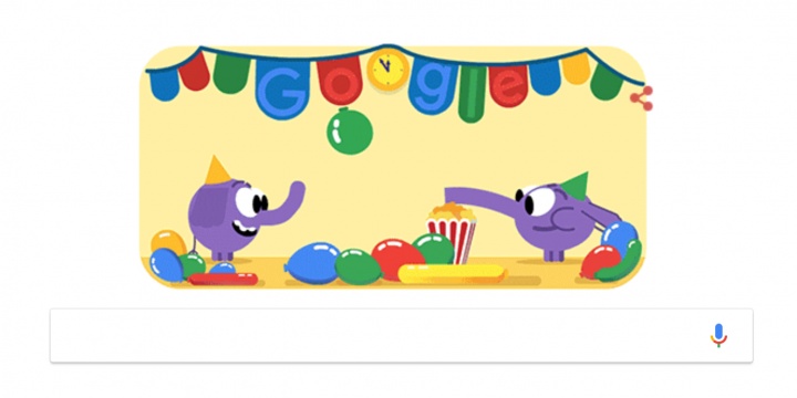 Google lanza un Doodle por la Nochevieja