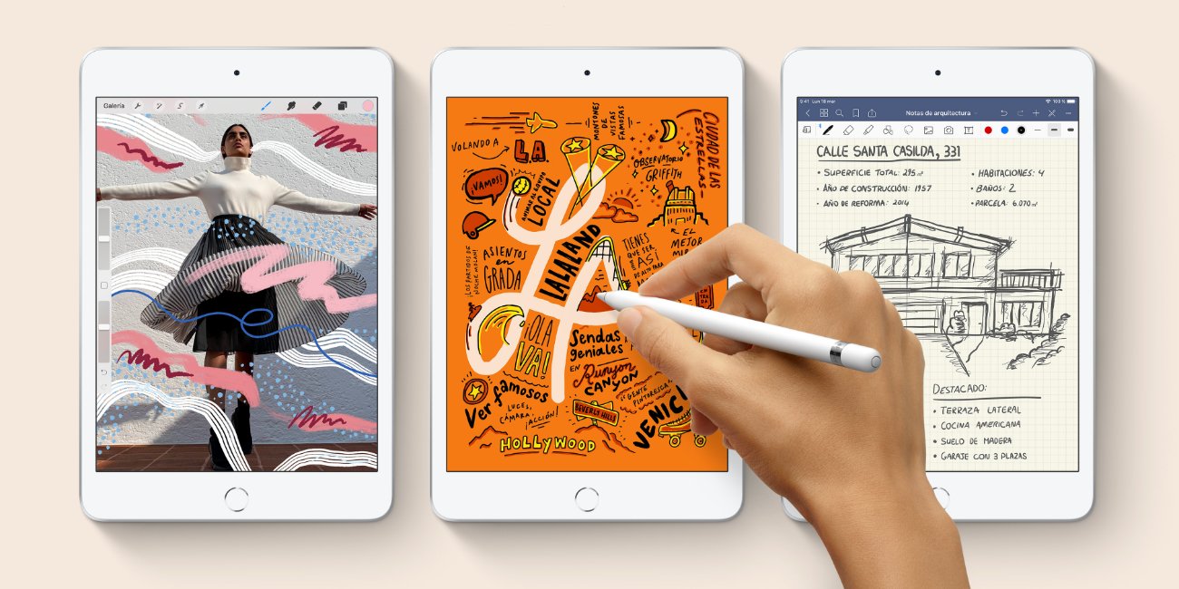 iPad Air y iPad mini se renuevan: soporte para Apple Pencil y diseño tradicional
