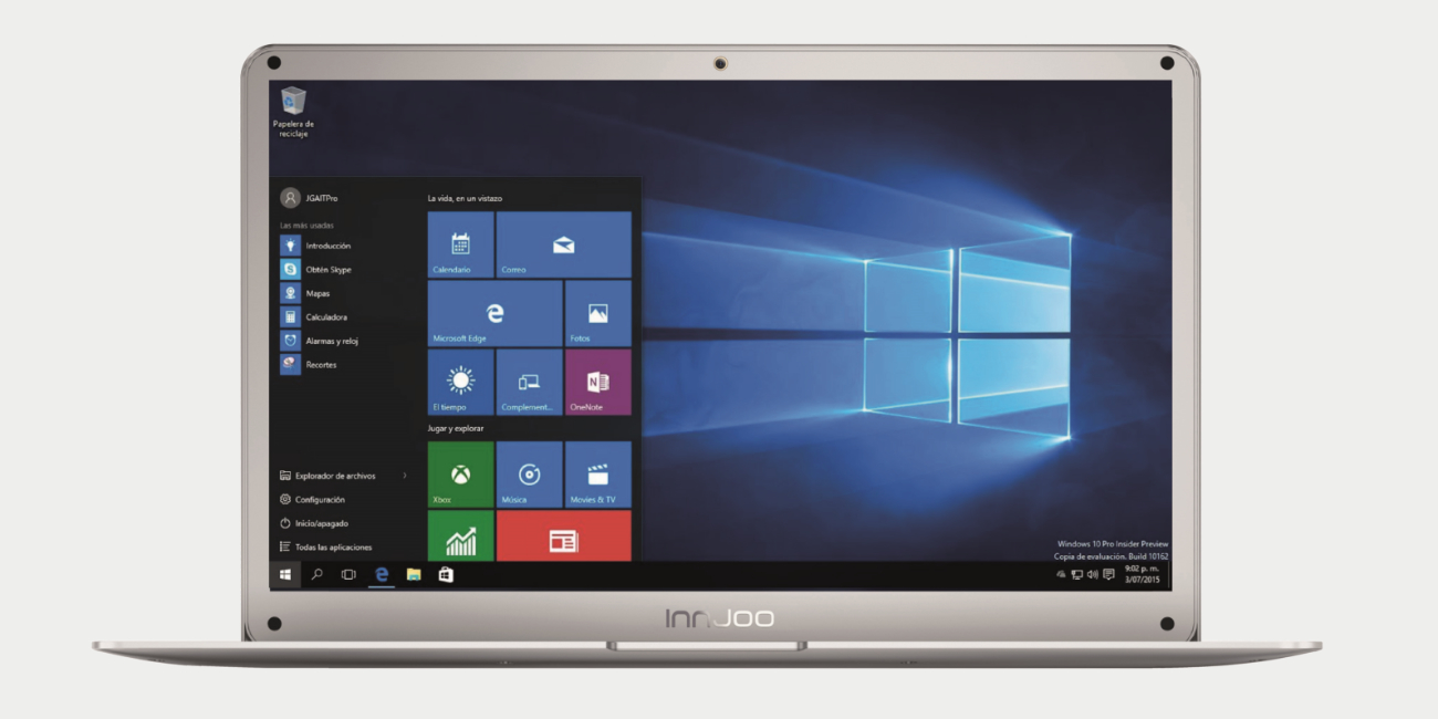 InnJoo A100 Pro, un portátil ultraligero con Windows 10 para tareas básicas