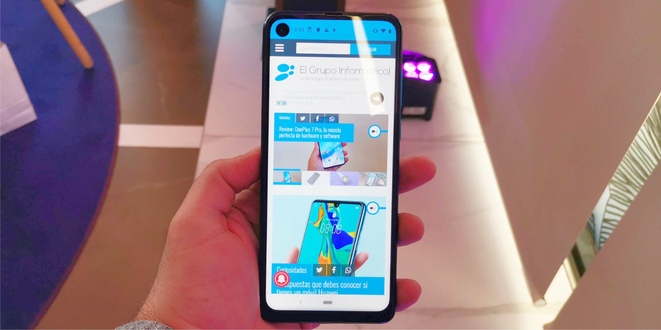 Motorola One Vision llega a España: cámara selfie en pantalla y Android One