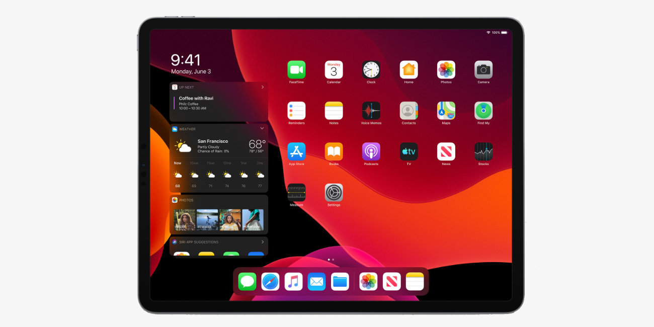 Descarga los fondos del iPad Pro