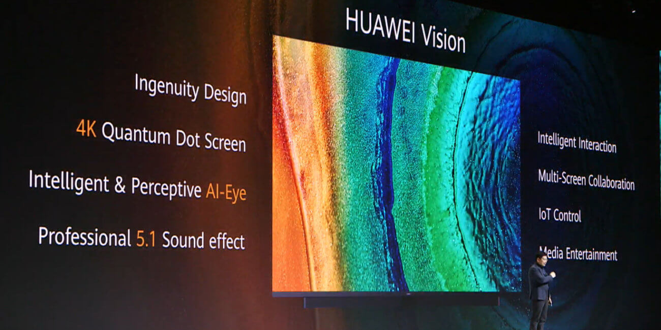 Huawei Vision, la televisión 4K con sonido 5.1 y asistente inteligente