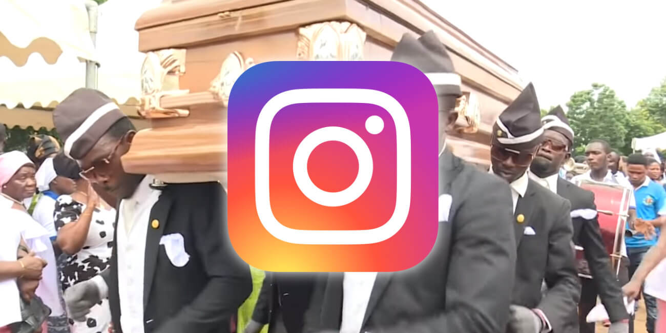 Cómo poner el filtro de "los bailarines del ataúd" en Instagram