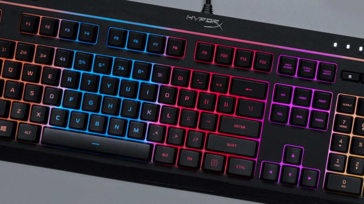 Alloy Core RGB, así es el teclado gaming de HyperX con iluminación LED