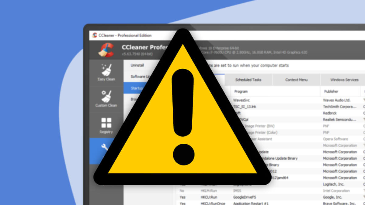 Windows Defender marca CCleaner como "virus"