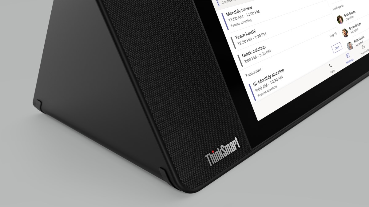ThinkSmart View, la pantalla inteligente de Lenovo compatible con Microsoft Teams