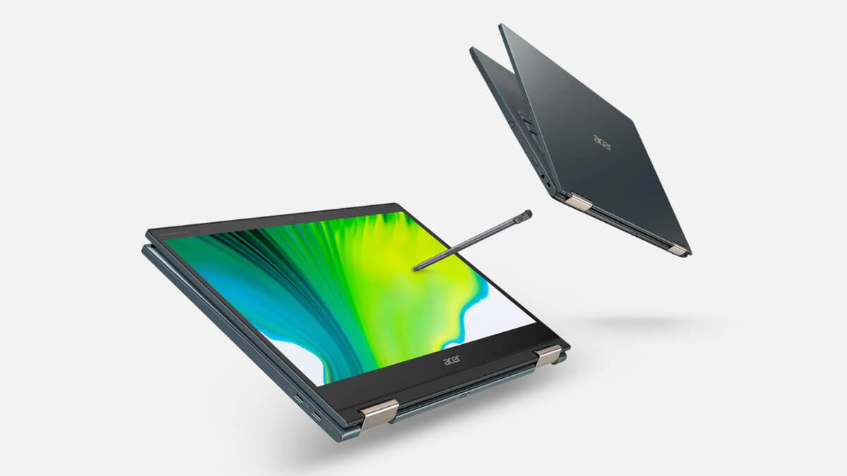 Acer actualiza su convertible Spin 7 con 5G y procesador Snapdragon 8cx Gen 2