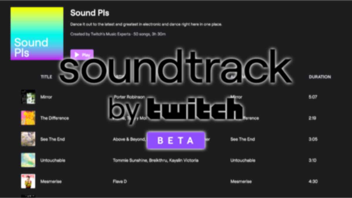 Twitch Soundtrack: música sin copyright gratis para tus emisiones
