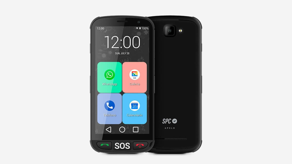 SPC Apolo es oficial: un móvil Android pensado para las personas mayores