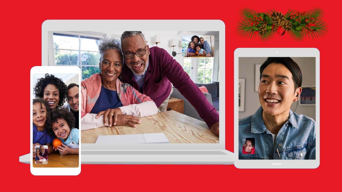 Cómo hacer una videollamada con tu familia en Navidad