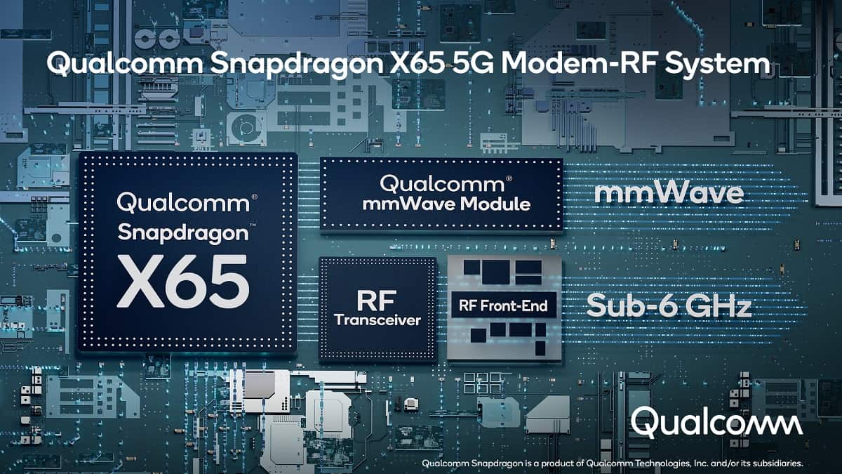 Snapdragon X65, el módem 5G para móviles que promete velocidades de hasta 10 Gbps