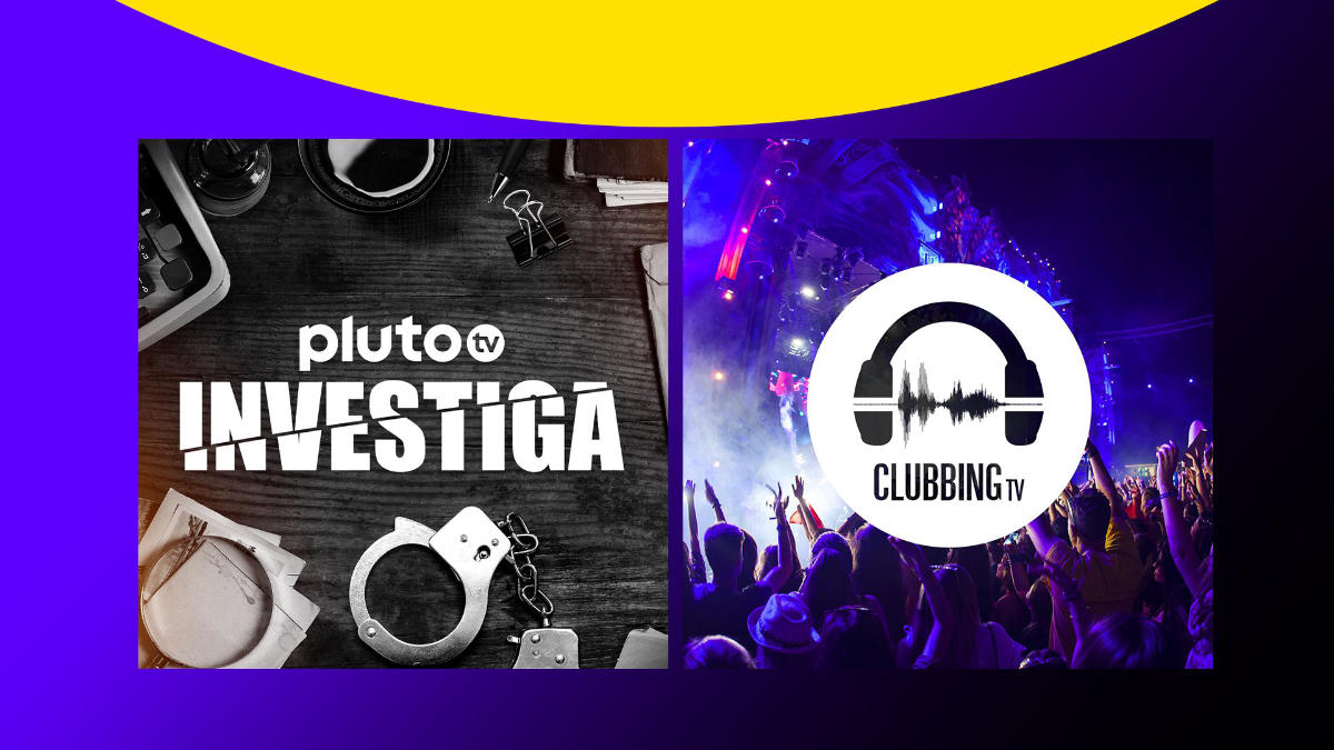 Pluto TV Investiga y Clubbing TV: los nuevos canales de Pluto TV