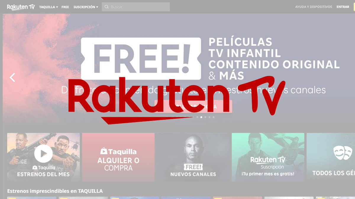 Rakuten TV: qué es, cómo funciona y canales gratuitos