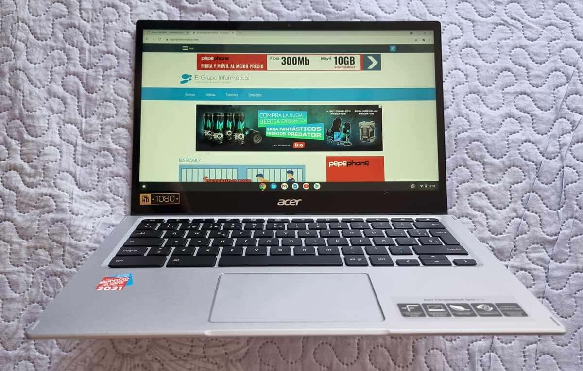 Review: Acer Chromebook Spin 513, un portátil 2 en 1 funcional con una autonomía enorme