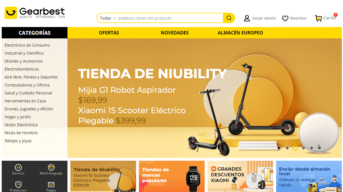 Hacer réplica hablar Gearbest: cómo comprar, es fiable y más