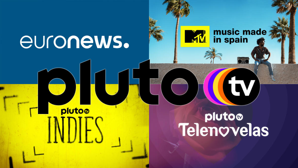 Pluto TV añade los canales MTV Music Spain, Euronews, Telenovelas e Indies