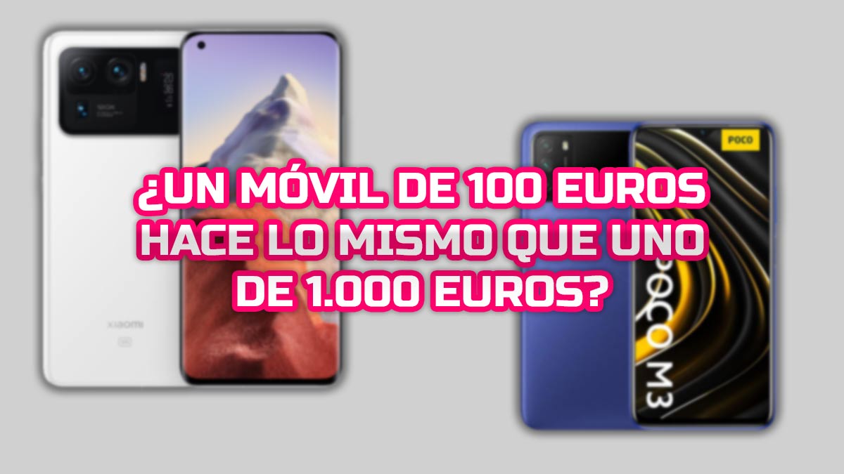 ¿Un teléfono de 100 euros hace lo mismo que uno de 1.000 euros?