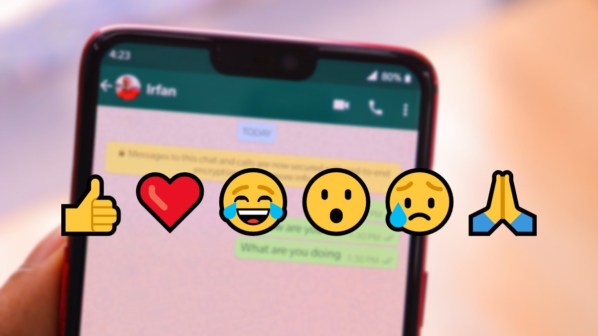 WhatsApp Beta para iPhone recibe las reacciones a los mensajes