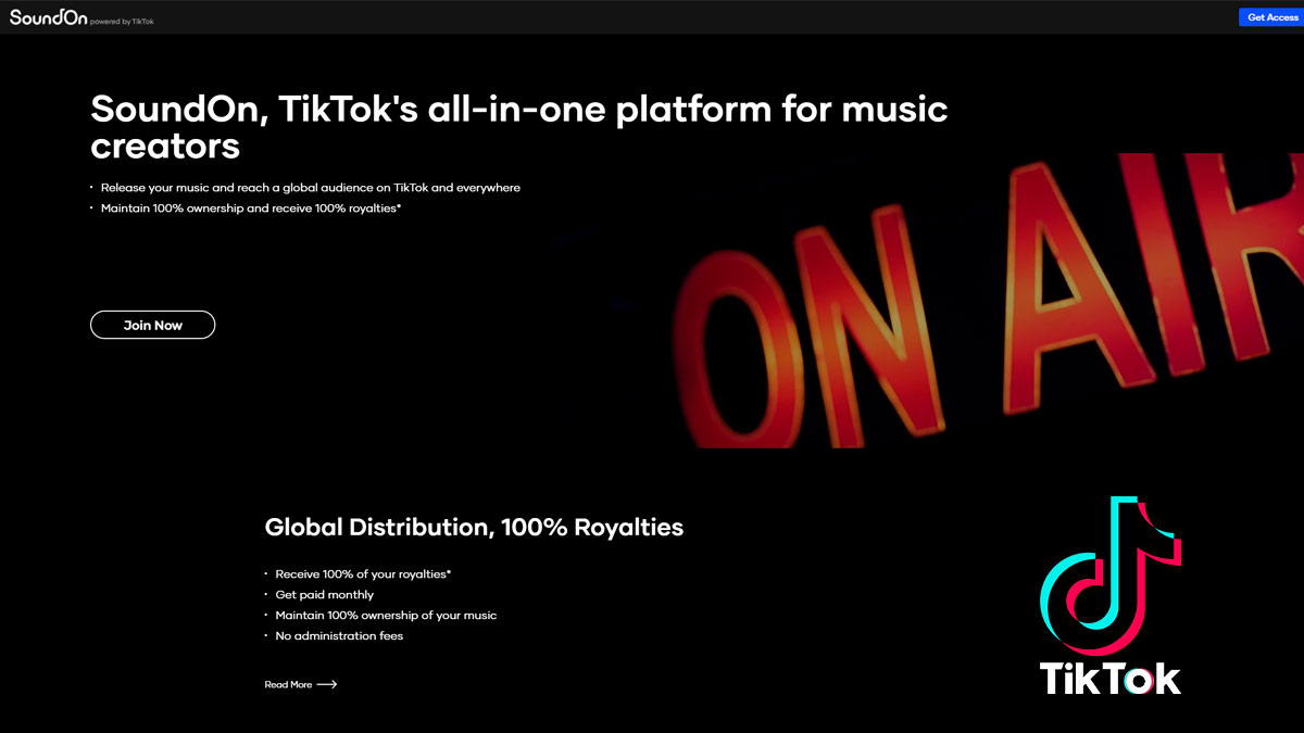 SoundOn será la discográfica de TikTok: sube tu música y quédate el 90% de los ingresos