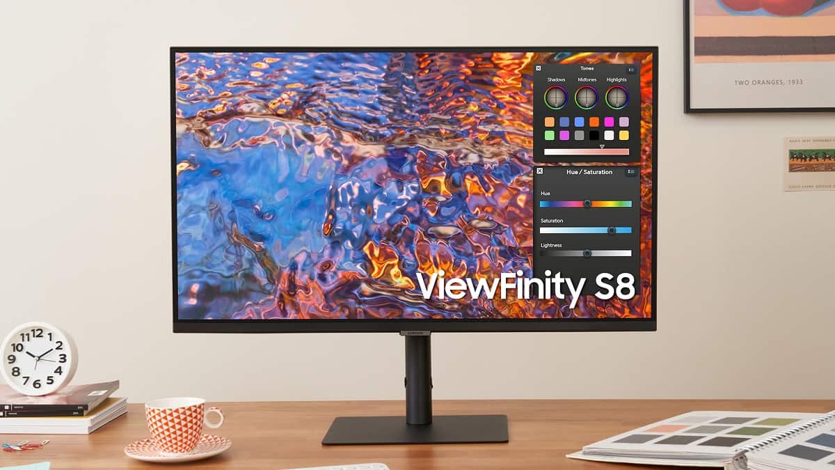 Samsung ViewFinity S8, el nuevo monitor para creativos de hasta 32"