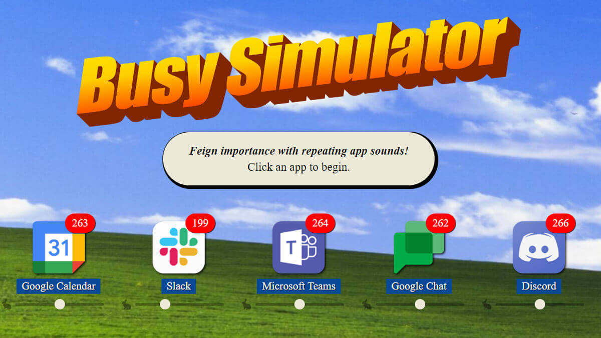 Busy Simulator: la web que simula notificaciones de tus apps, ¡qué estrés!