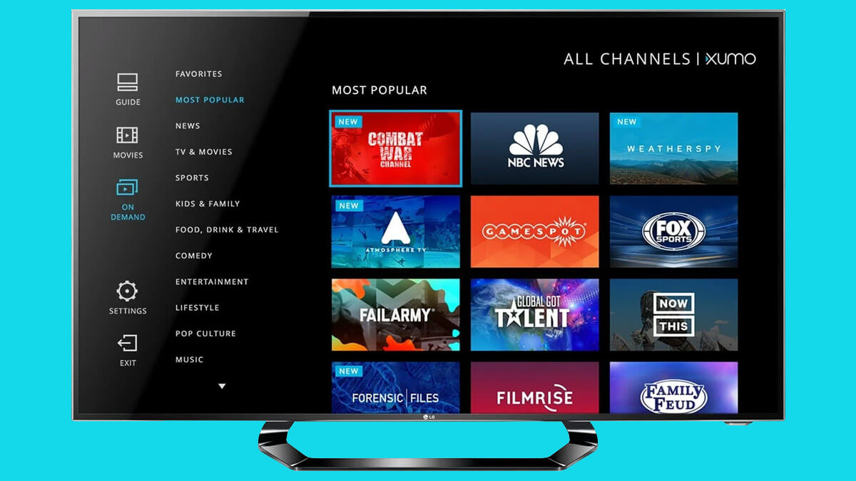 XUMO, la alternativa a Pluto TV con más de 180 canales gratis