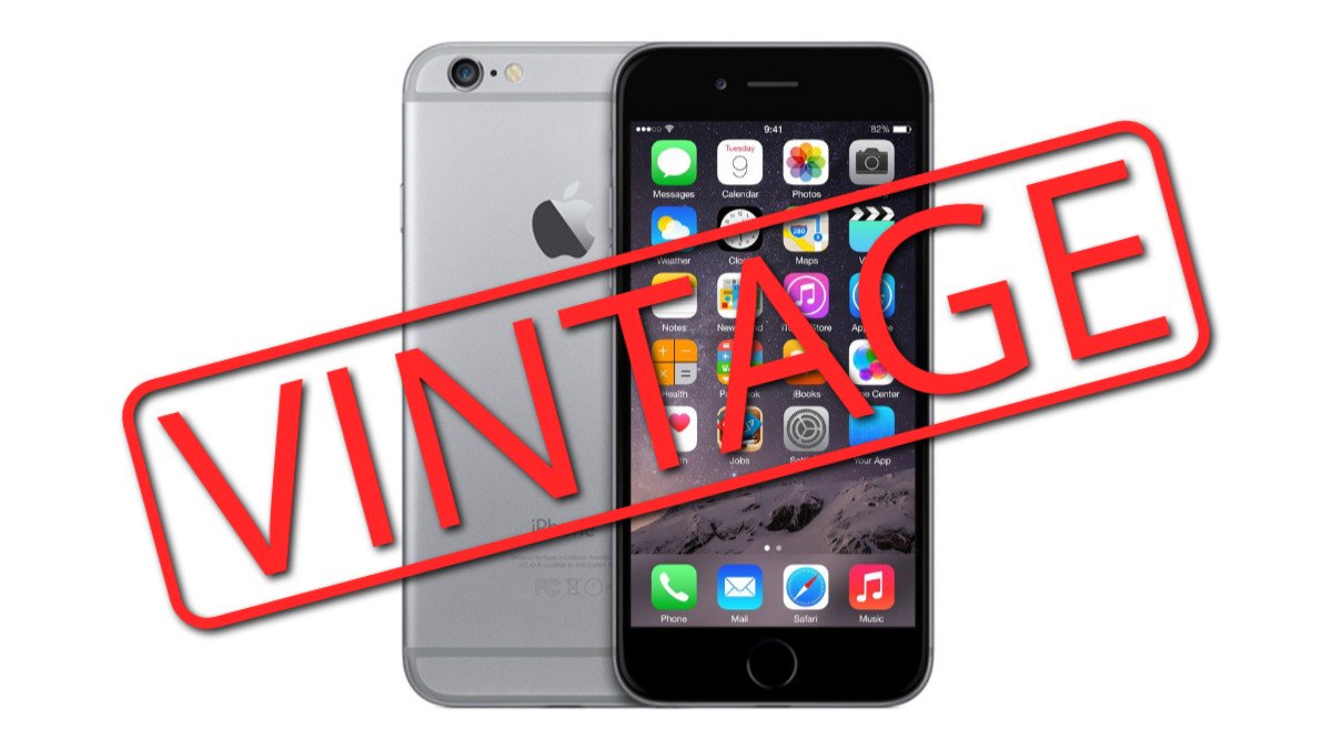 iPhone 6 ya es un producto "vintage" según Apple, ¿qué significa?