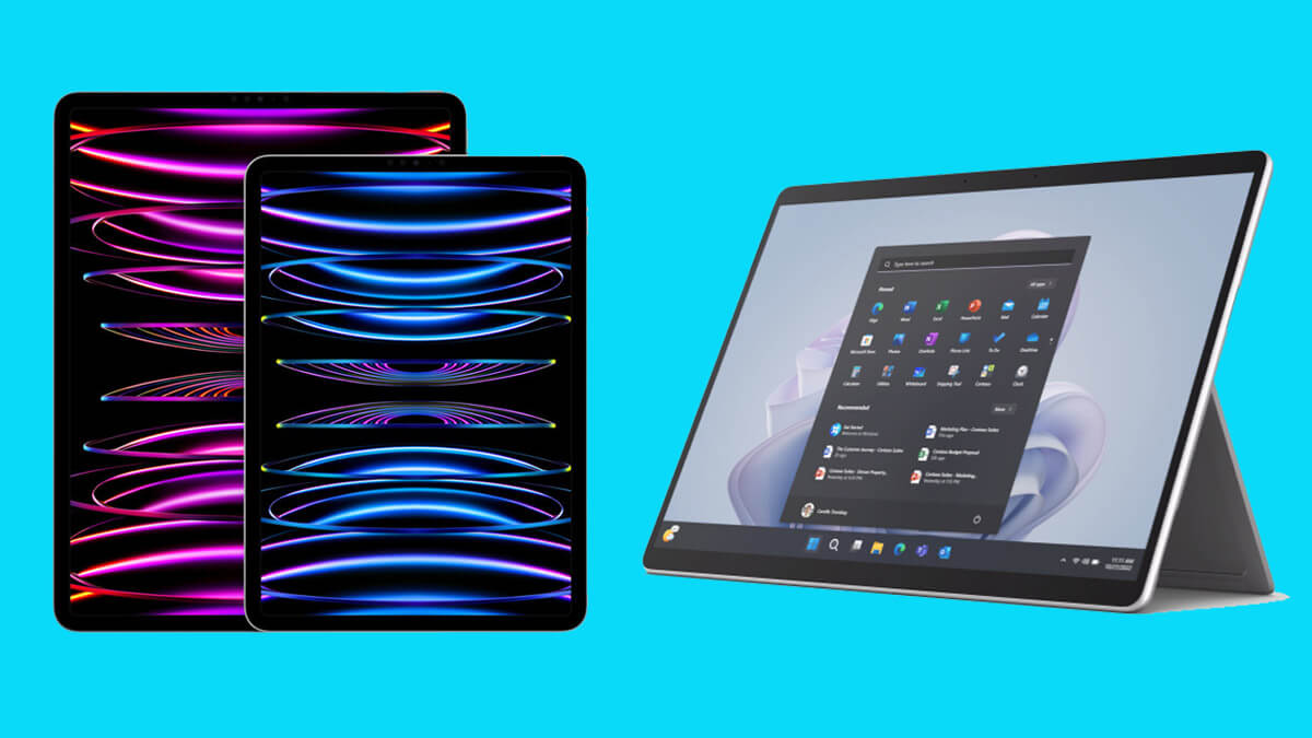 iPad Pro (2022) vs Surface Pro 9, ¿cuál es mejor?