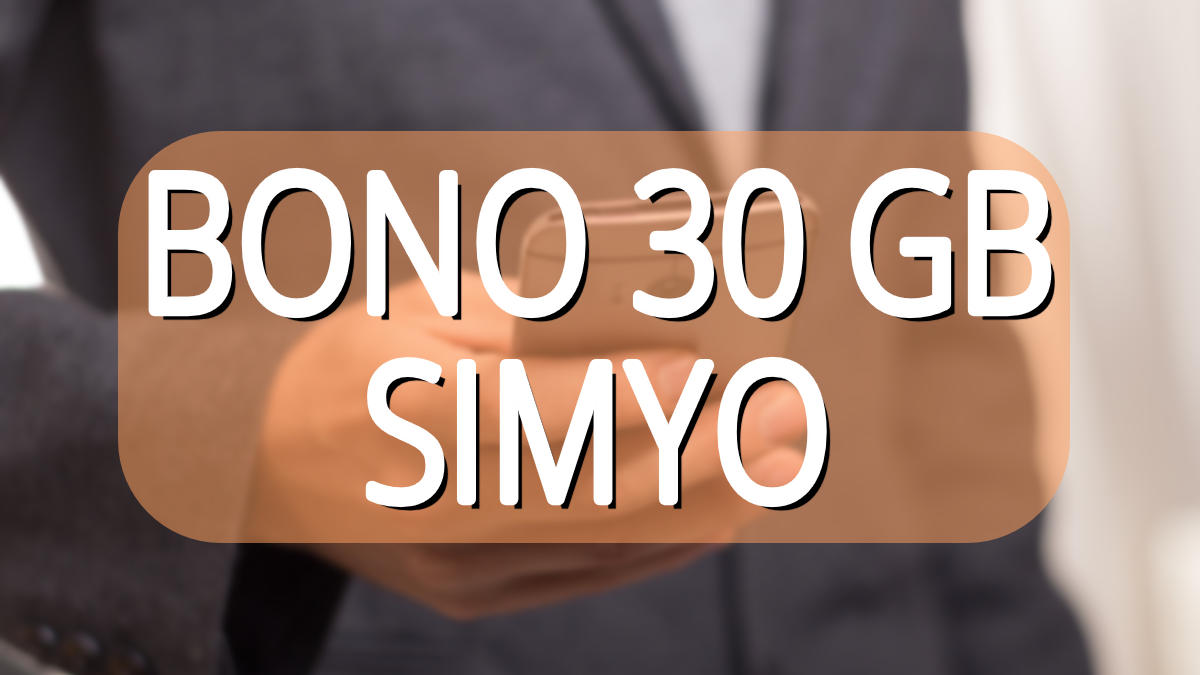 Regalo de Navidad de Simyo: 30 GB gratis para gastar en 15 días