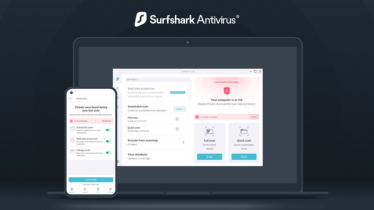 Review: Surfshark Antivirus, una solución antivirus ligera para Windows, macOS y Android