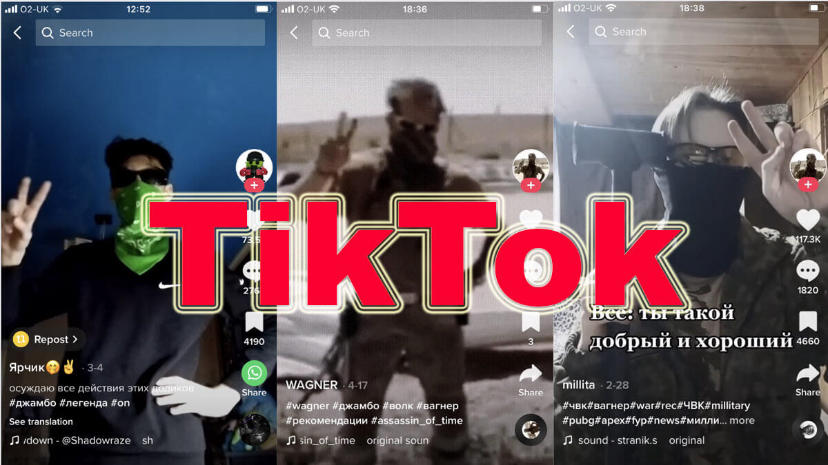 Vídeos de TikTok promueven grupo de mercenarios rusos a pesar de las normas de la red social