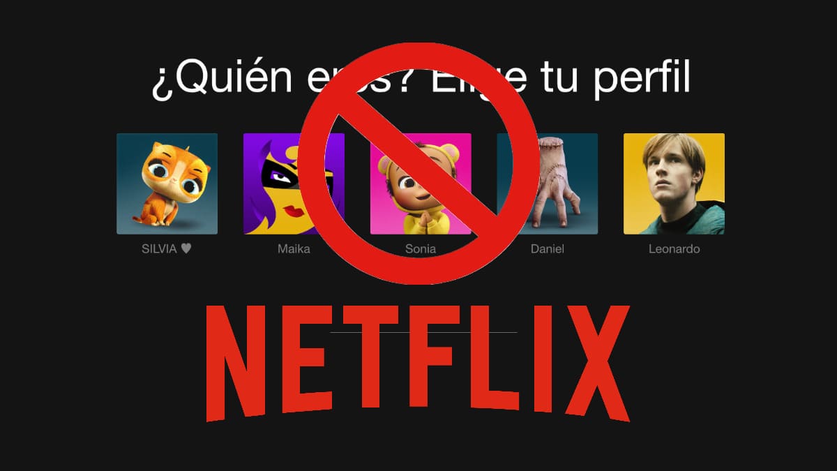 Si tienes Netflix a través de un operador, olvídate de compartir cuenta