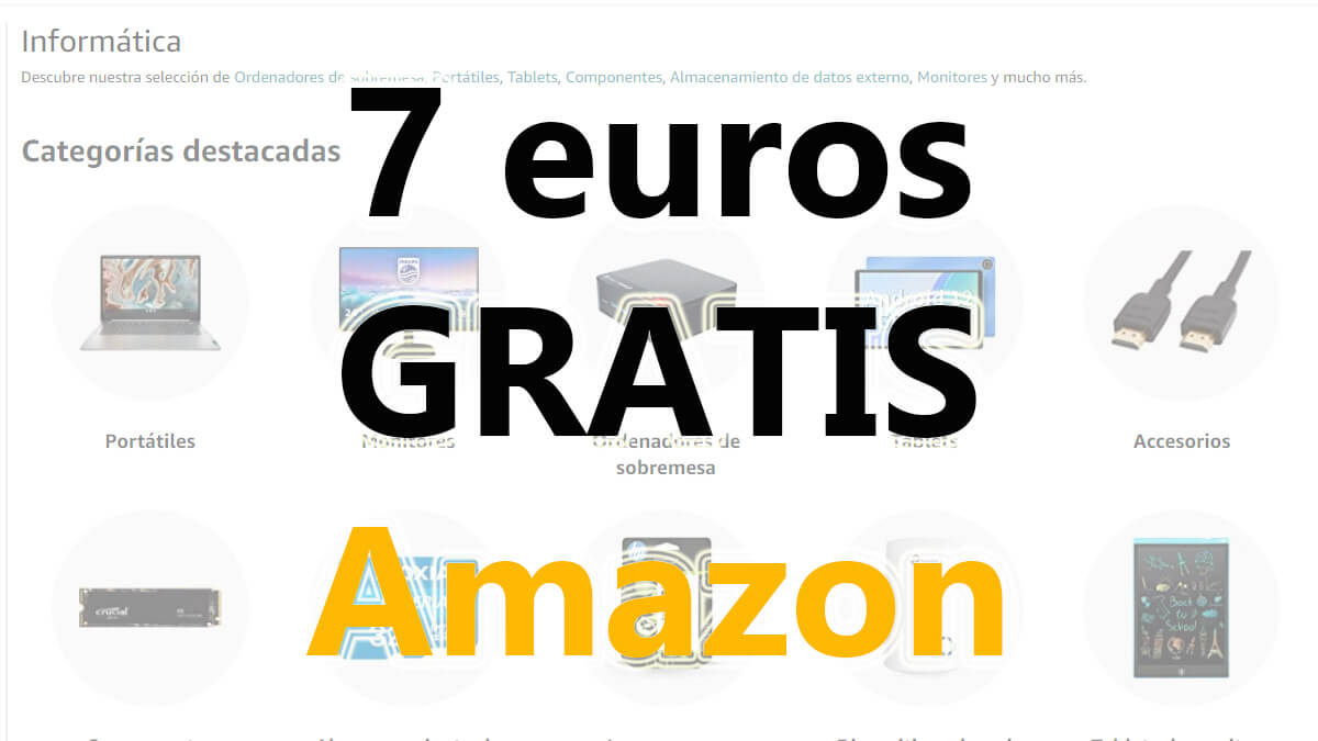Consigue 7 euros gratis en Amazon gracias a este truco
