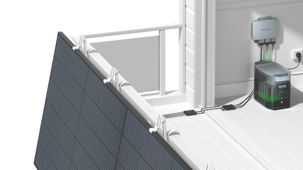Instalar paneles solares en el balcón ya es posible: así es el nuevo EcoFlow PowerStream