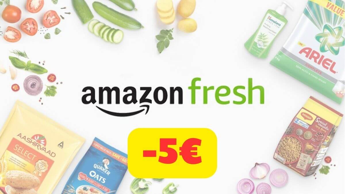 5 € de descuento en Amazon Fresh: aprovecha esta oferta para probar el supermercado de Amazon