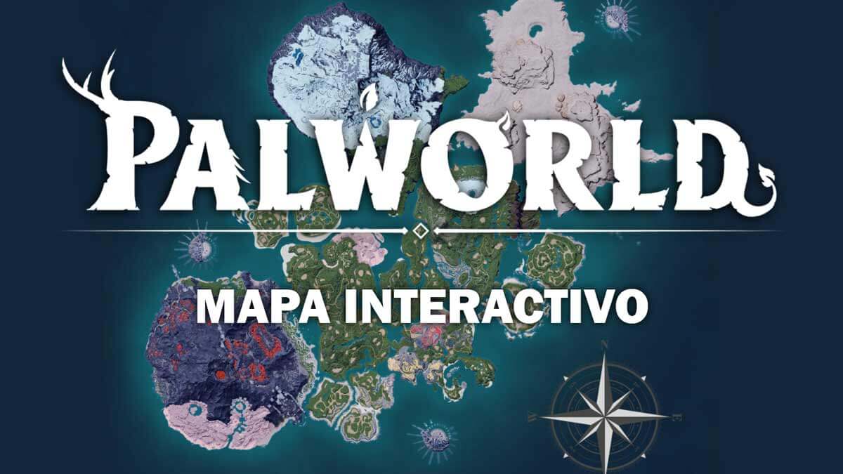 Mapa interactivo de Palworld: secretos, cofres, torres, puntos de interés y más