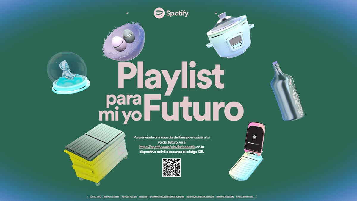 Vuelve la cápsula del tiempo de Spotify: abre tu lista de canciones de 2023, y crea otra de 2024