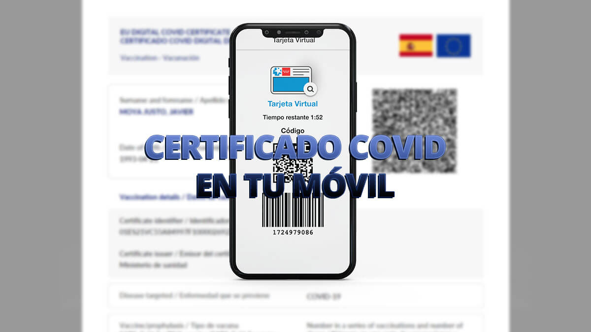 Cómo tener el certificado COVID en el móvil