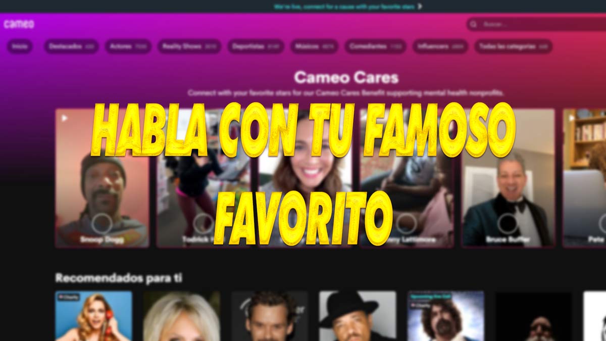 Cameo Calls: cómo hacer una videollamada con un famoso
