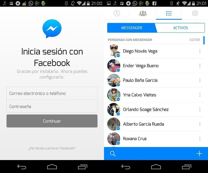 Facebook nos obligará a descargar "Facebook Messenger" para chatear