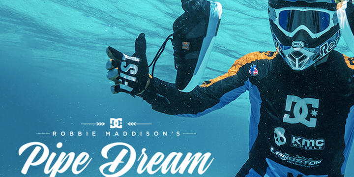 Robbie Maddison, el motorista que surfea con su moto se hace viral