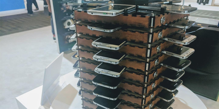 Samsung combina 40 Galaxy S5 para minar Bitcoin