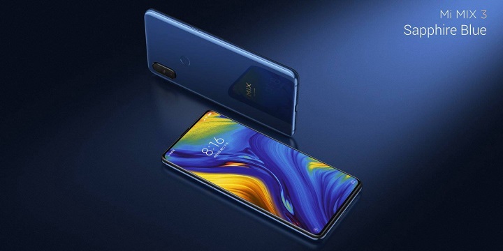 Xiaomi Mi Mix 3 es oficial con 10 GB de RAM y cámara dual frontal oculta