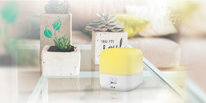 SPC Nerta, un difusor de aromas con iluminación LED controlable desde el móvil
