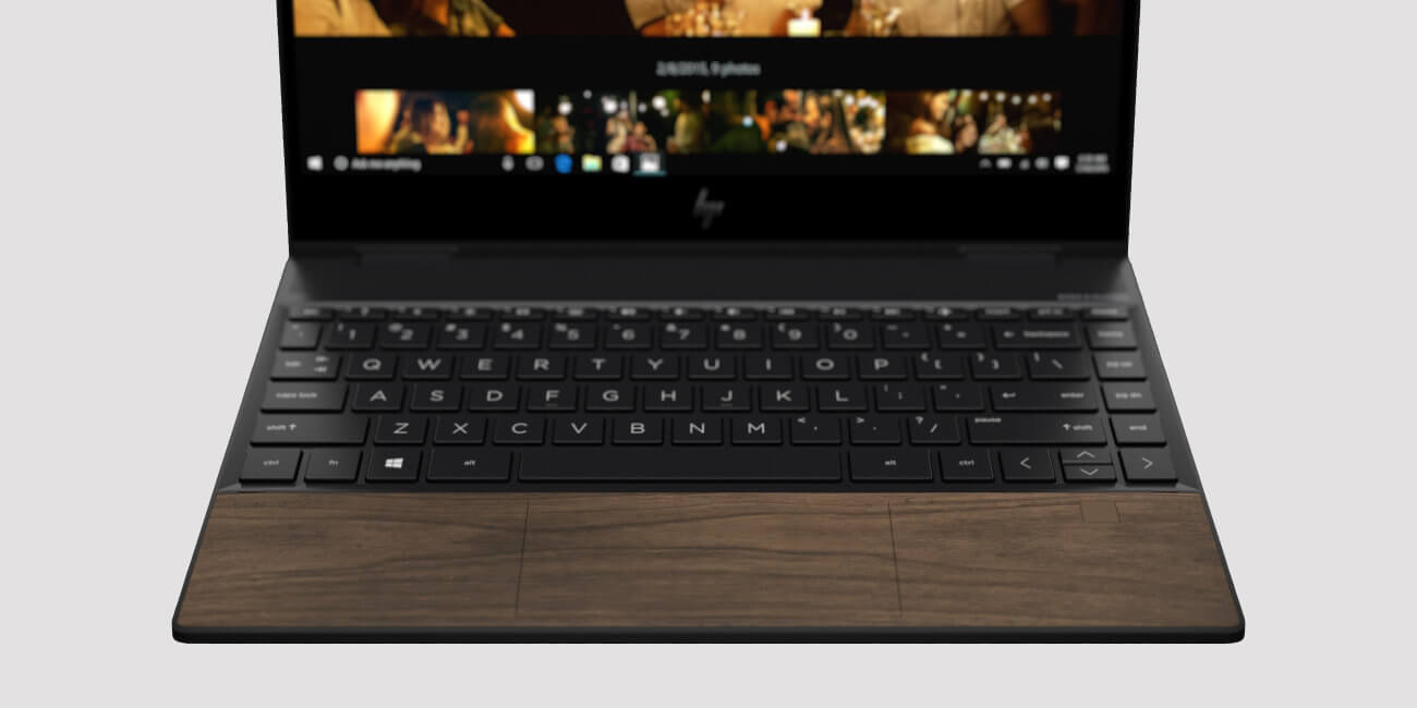 HP Envy Wood, el portátil con acabados en madera de nogal y aluminio