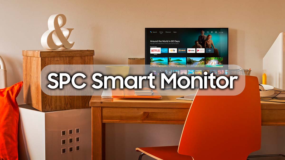SPC Smart Monitor es un híbrido entre un televisor inteligente y un monitor con Android al mando