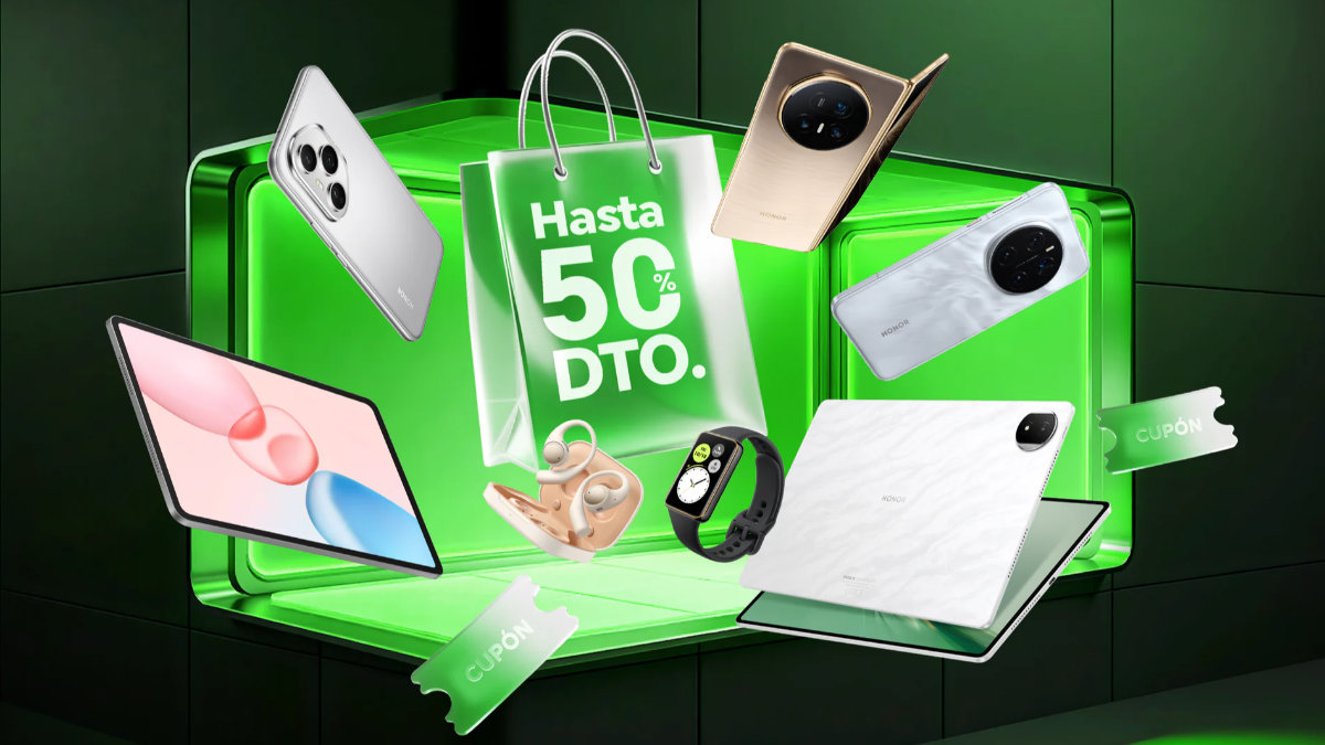 ¡Hasta 50% de descuento! El Black Friday de HONOR sorprende en móviles, tablets, wearables y más tecnología