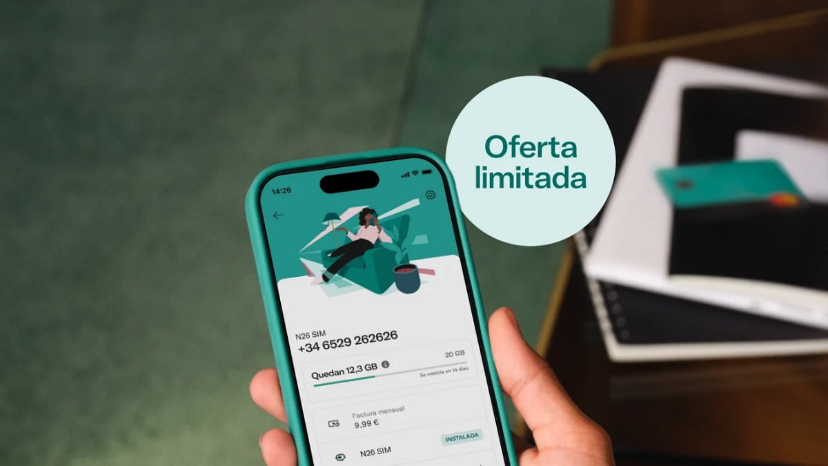 N26 lanza su tarifa móvil en España: incluye esto por 9,99 euros al mes